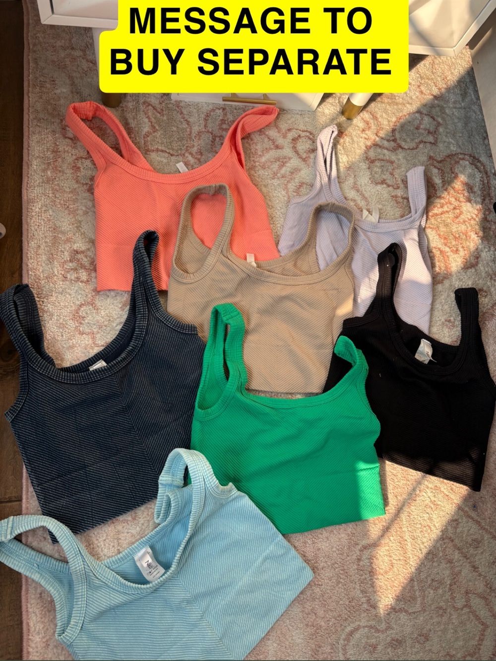 7 BUNDLE OF Nikibiki Tops - Multi Color Set (all together or separate DM)
